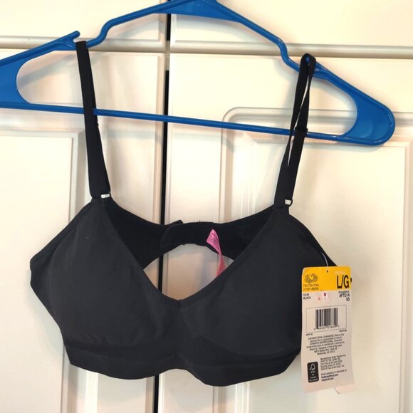 Fruit of the Loom Black Bra Size Large, NWT - Picture 1 of 3